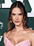 Alessandra Ambrosio Inspired Pink Sweetheart A-Line Evening Gown - additional reference image 5