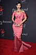 Rihanna Inspired Rose Pink Off-the-Shoulder Mermaid Evening Gown - main reference image