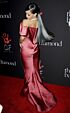Rihanna Inspired Rose Pink Off-the-Shoulder Mermaid Evening Gown - additional reference image 4
