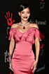 Rihanna Inspired Rose Pink Off-the-Shoulder Mermaid Evening Gown - additional reference image 5