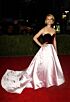 Claire Danes Inspired Burgundy Pink Sweetheart Ball Gown - additional reference image 3