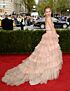 Suki Waterhouse Inspired Blush Sweetheart Ball Gown - additional reference image 3