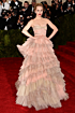 Suki Waterhouse Inspired Blush Sweetheart Ball Gown - main reference image