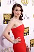 Sarah Bolger Inspired Red Strapless Slit Column Evening Gown - additional reference image 4
