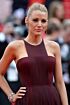 Blake Lively Inspired Burgundy Halter Pleated Slit A-Line Evening Gown - additional reference image 5