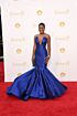 Keke Palmer Inspired Royal Blue Strapless Mermaid Evening Gown - main reference image