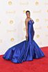 Keke Palmer Inspired Royal Blue Strapless Mermaid Evening Gown - additional reference image 2
