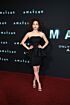 Emmy Rossum Inspired Black Strapless Column Mini Dress - main reference image