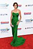 Teri Hatcher Inspired Emerald Green Sweetheart Draped Slit Column Evening Gown - additional reference image 2