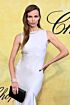 Natasha Poly Inspired White Round Neck Mermaid Evening Gown - additional reference image 4
