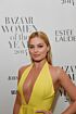 Margot Robbie Inspired Yellow Halter A-Line Evening Gown - additional reference image 5