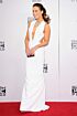 Kate Beckinsale Inspired White Plunging V-Neck Cutout Mermaid Evening Gown - additional reference image 5