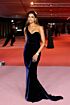 Deepika Padukone Inspired Navy Blue Sweetheart Mermaid Evening Gown - additional reference image 3