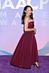 Jurnee Smollett Inspired Burgundy Strapless Draped A-Line Evening Gown - additional reference image 2