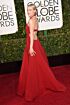 Taylor Schilling Inspired Red Halter Ball Gown - additional reference image 2