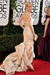 Anna Gunn Inspired Champagne Strapless Mermaid Evening Gown - additional reference image 2