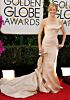 Anna Gunn Inspired Champagne Strapless Mermaid Evening Gown - additional reference image 3
