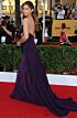 Camila Alves Inspired Purple Sweetheart Draped Mermaid Evening Gown - additional reference image 2