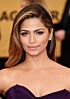 Camila Alves Inspired Purple Sweetheart Draped Mermaid Evening Gown - additional reference image 4