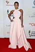 Gabrielle Union Inspired Blush Halter Cutout A-Line Evening Gown - main reference image