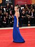 Simona Jakstaite Inspired Royal Blue One-Shoulder Slit Column Evening Gown - additional reference image 2