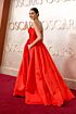 Gal Gadot Inspired Red Strapless Ball Gown - additional reference image 3