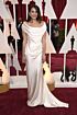 Genesis Rodriguez Inspired Ivory Off-the-Shoulder Draped Mermaid Evening Gown - main reference image