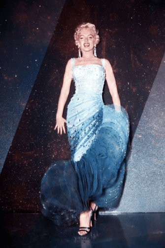 Marilyn Monroe Blue Dress There's No Business Like Show Business
