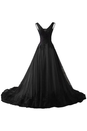 Dark Elegance – Luxury Black Evening Dress