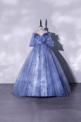 Starlit Serenade – Shimmering Off-Shoulder Dress