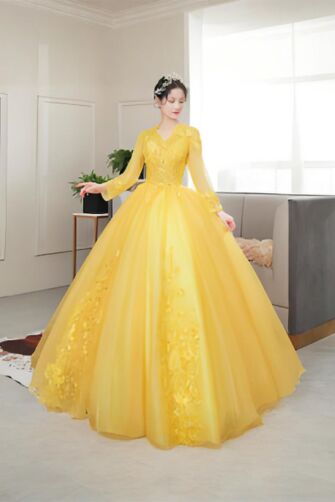 Eternal Dawn – Embroidered Evening Gown