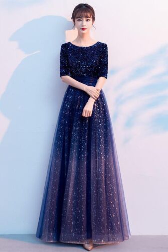 Twilight Symphony – Sequined Long Dress