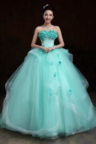 Aqua Dream – Enchanted Evening Gown