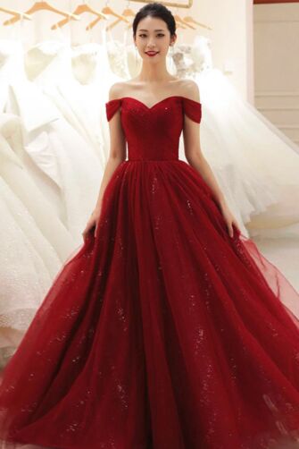 Ruby Symphony — Sweetheart Tulle Princess Dress