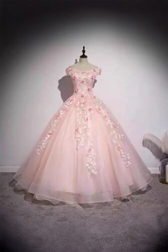 Garden Bloom – Elegant Floral Evening Dress