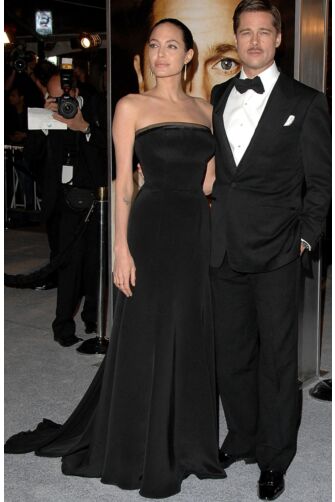Angelina Jolie Black Dress