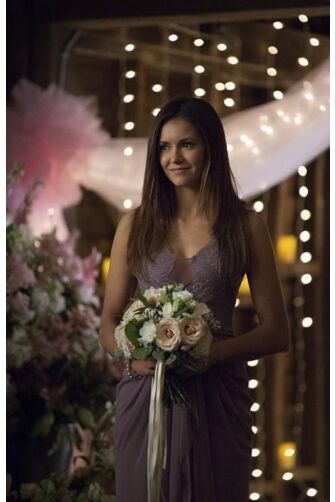 Elena Gilbert Inspired Lavender Lace Chiffon Formal Dress The Vampire Diaries