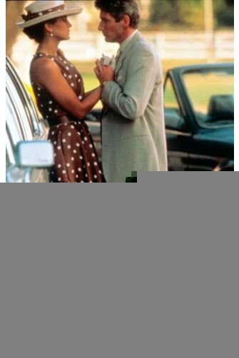 Julia Roberts Inspired Brown Polka Dot Dress in Movie "Pretty Woman"