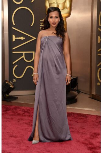 Kerry Washington Maternity Celebrity Dress Oscars 2014