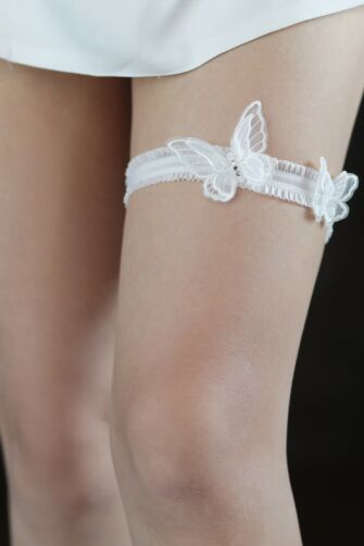 Butterfly Lace Garter for Bridal Wear