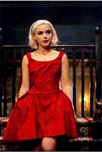 Sabrina Spellman Short Red Homecoming Dance Dress Chilling Adventures