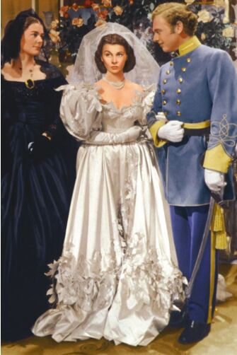 Scarlett O'hara Vivien Leigh Inspired 1930s Wedding Dress Gone With The Wind