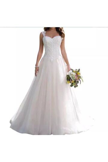Pure Promise – Elegant White Wedding Dress