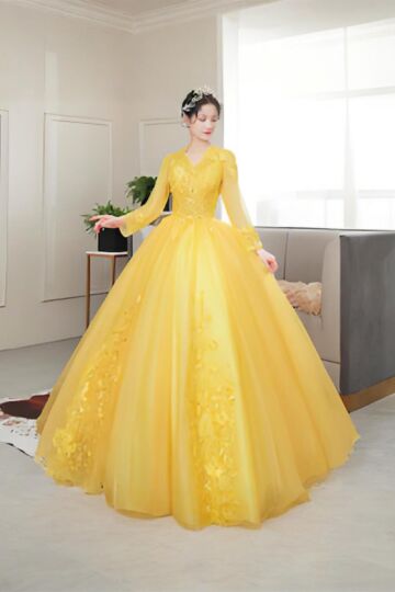 Eternal Dawn – Embroidered Evening Gown