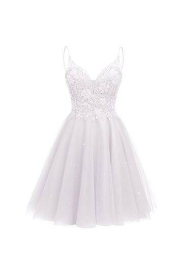 Snow Whisper – White Lace Dress