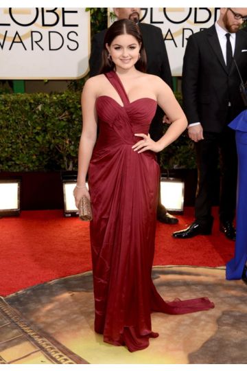 Ariel Winter Burgundy Dress Golden Globes 2014