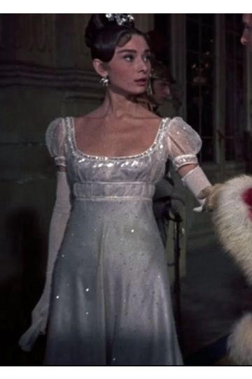 Audrey Hepburn Inspired White Dress War And Peace