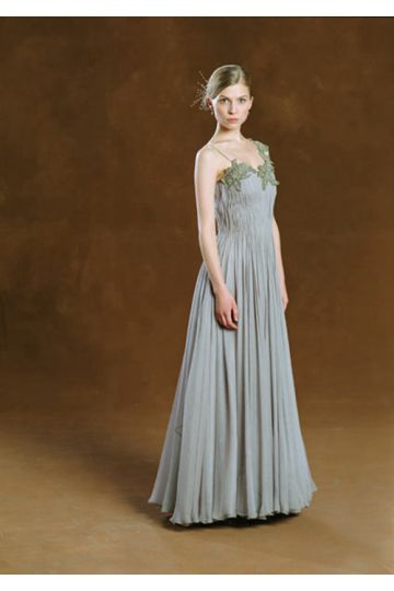 Fleur Delacour Gray Chiffon Dress Yule Ball Harry Potter Costume