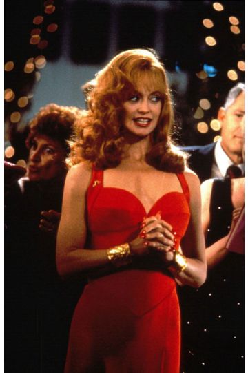 Goldie Hawn Red Sweetheart Strap Dress “Death Becomes Her”
