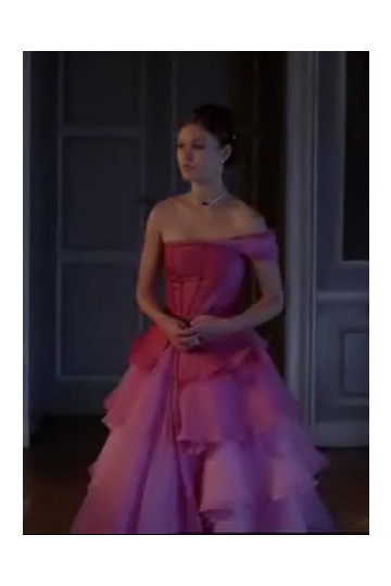 Julia Stiles Paige Morgan Pink Dress in Movie The Prince and Me